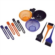 Soft N Style Tint Bowl Kit - Bowls, tint brushes, hair clips