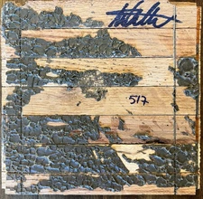 METALLICA VERY RARE AUTOGRAPHED RECORDING STUDIO RELIC BLACK ALBUM JUSTICE #517