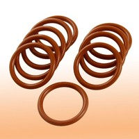 28Mm X 3Mm Silikon ÖLdichtung O-Ring Dichtung Ring Dichtung Rot 10 StüCke