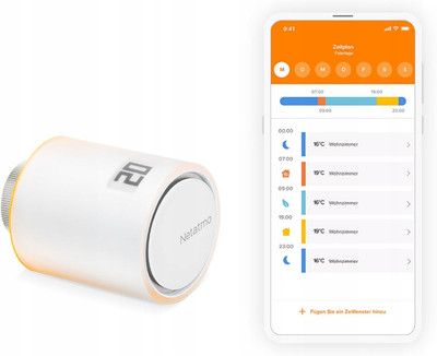 M10 Netatmo Smartes Heizkörperthermostat WLAN Energie sparen, NAV-AMZ