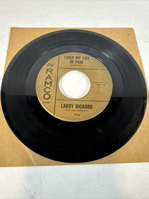 #ad Larry Rickard Doctor Love Lived My Life In Pain Ramco 45 RPM 7” Pop $99.99