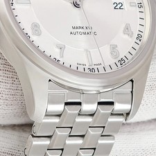 IWC Spitfire Mark XVI IW325505 Men's Automatic 39mm Pilot Silver Watch #HD429 5