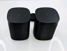 One pair of Sonos One A100 Speakers, Black EXCELLENT CONDITION 