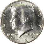 1985-P Kennedy Half Dollar — photo from another recent sale