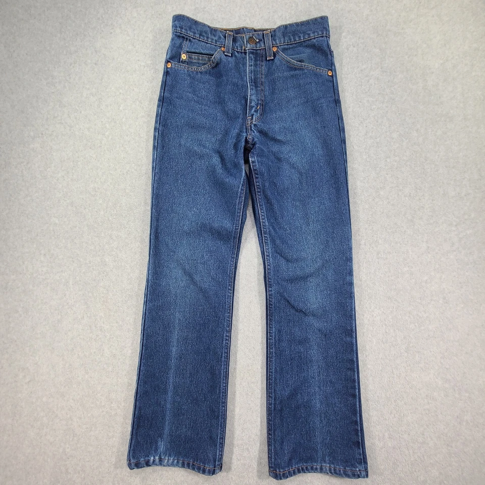 Vtg Levis Orange Tab Denim Jeans Tag 30x30 Fit 28x29 Straight Leg USA 20516 0914 - Image 2 of 4