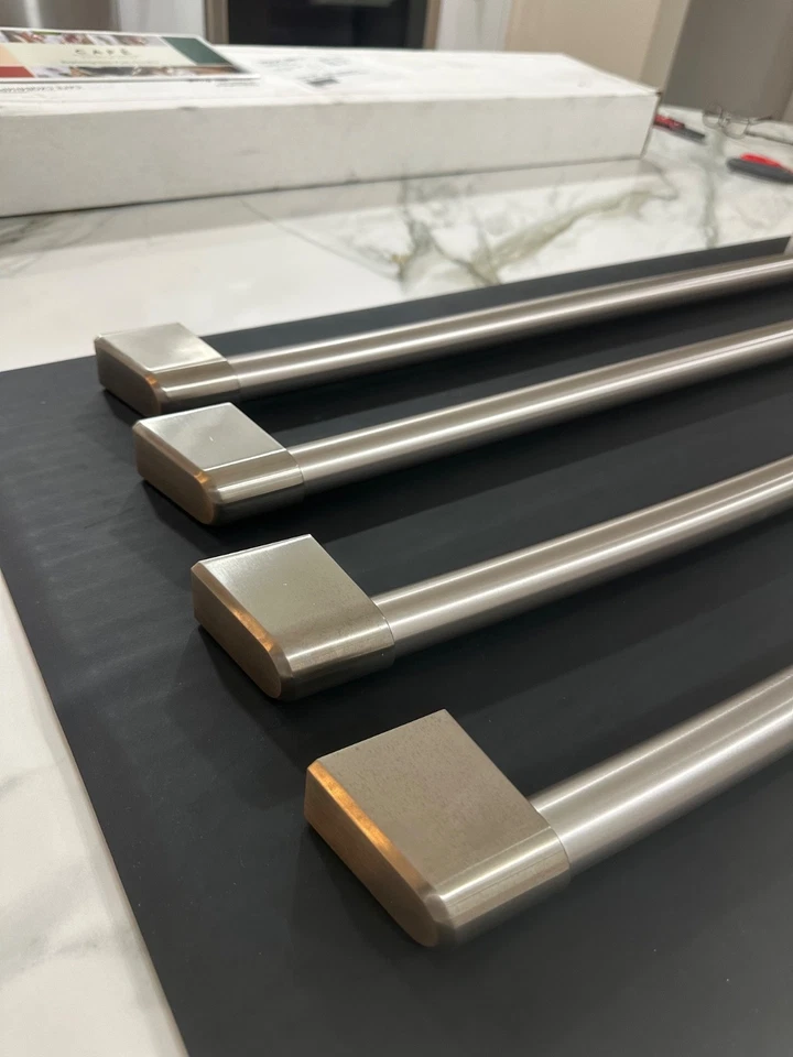 Cafe Brushed Stainless 4 Handle Kit for Fridge CXQB4H4PNSS - Image 3 of 4