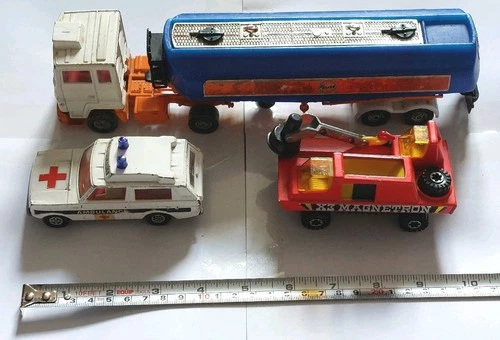 Vintage Corgi Major Ford Truck and Tanker & Range Rover + Other Vehicle G Cond.