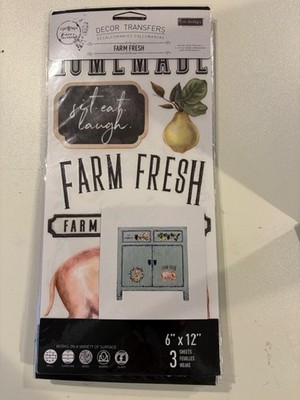 Re-design Prima Decor Transfers- Farm Fresh