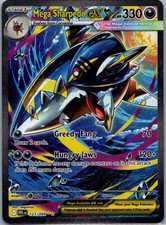 Mega Sharpedo ex 127/094 Phantasmal Flames Pokemon Holo NM on eBay