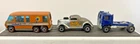 3  Hot Wheels 1970's Vintage Redline GMC MOTOR HOME  NEET STREETER  TRUCK CABIN