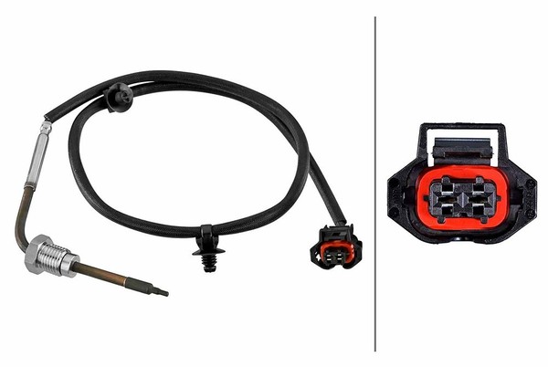 Hella Sensor, Abgastemperatur Nach, RußPartikelfilter, Vor U.A. FüR Chevrolet-image