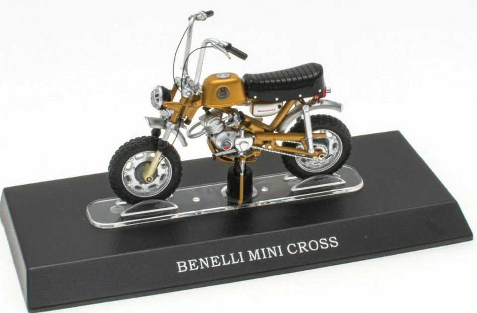 LEO MODELS, Moped BENELLI mini cross gold, 1/18, MAGMOT009 - Bild 1 von 1