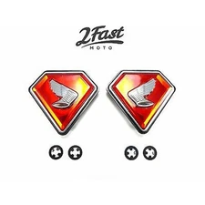 2FastMoto Oil Tank Battery Side Cover Emblem Badge for Honda CB750 87126-300-405