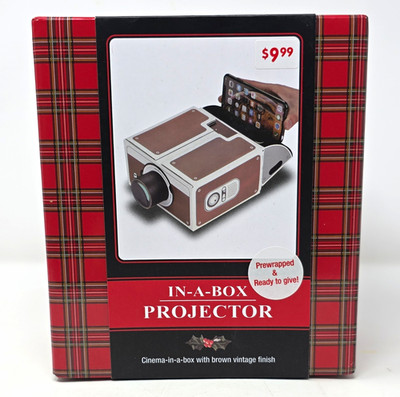 Fun Workshop In-A-Box Projector Portable Desktop for Android iOS/Mac Brown