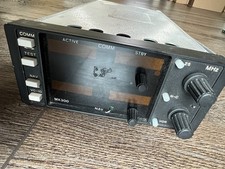 TKM MX300 NAV/COMM Aircraft Radio Transceiver w/ Mounting Tray/Rack – Untested