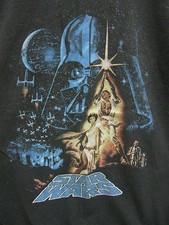 Star Wars T Shirt mens S Luke Skywalker/Princess Leia/Darth Vader  EUC