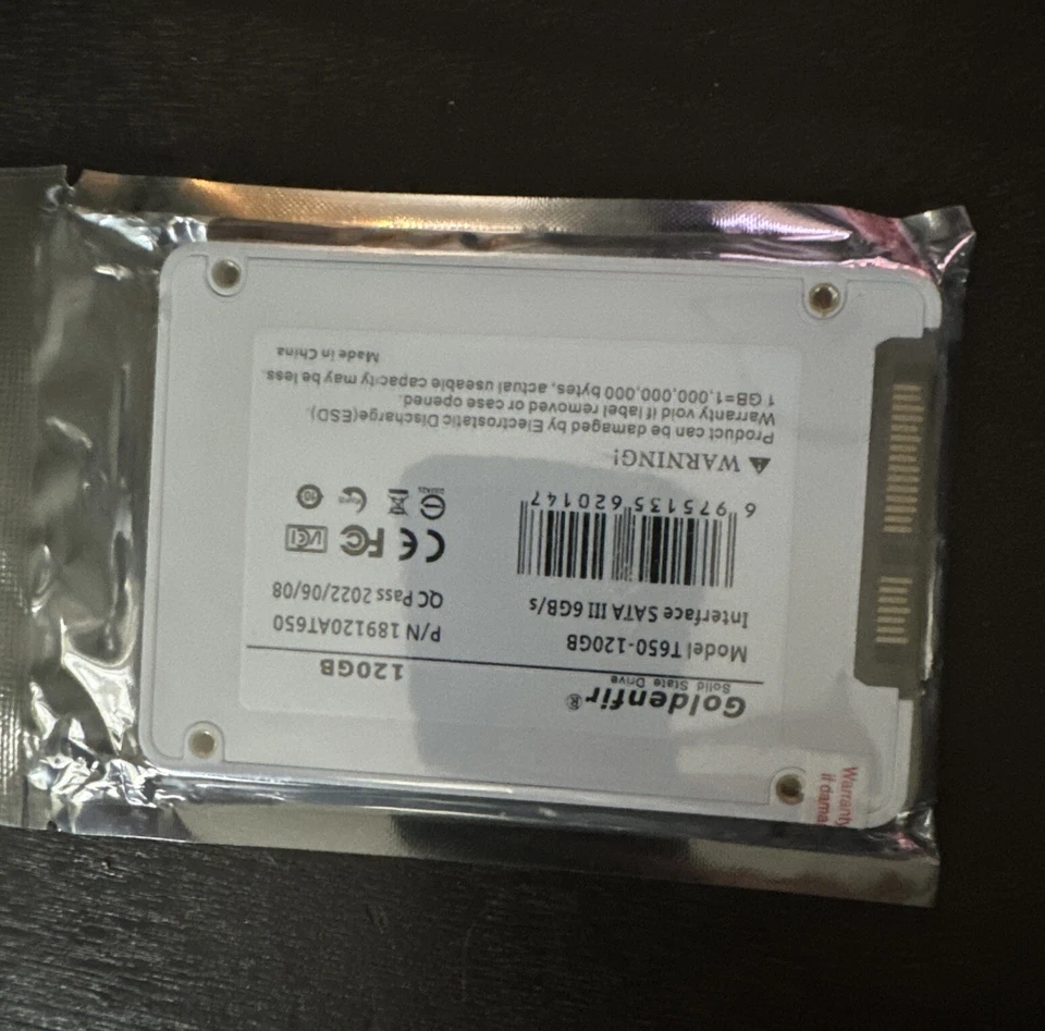 Goldenfir Solid State Drive Model T650-120GB Interface SATA III 6 GB - Image 2 of 2