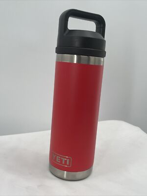 Yeti Rambler 18oz Bottle with Chug Cap - RED - 