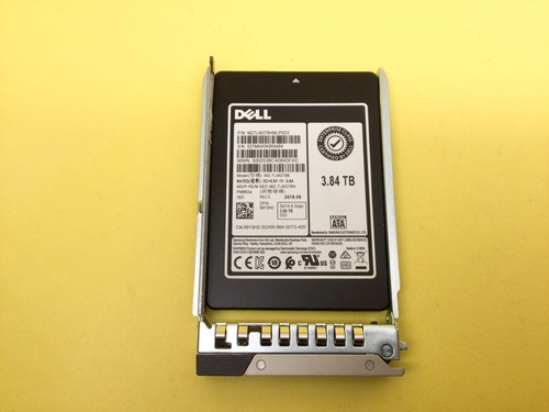 9Y3HD 09Y3HD Dell 3.84TB SATA 6Gbps RI TLC 2.5'' SSD 14/15/16G KIT - Picture 1 of 3
