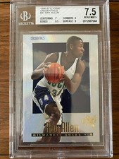 1996-97 Skybox E-X2000 Credentials Ray Allen #37 RC BGS 7.5 only 499 - HOF