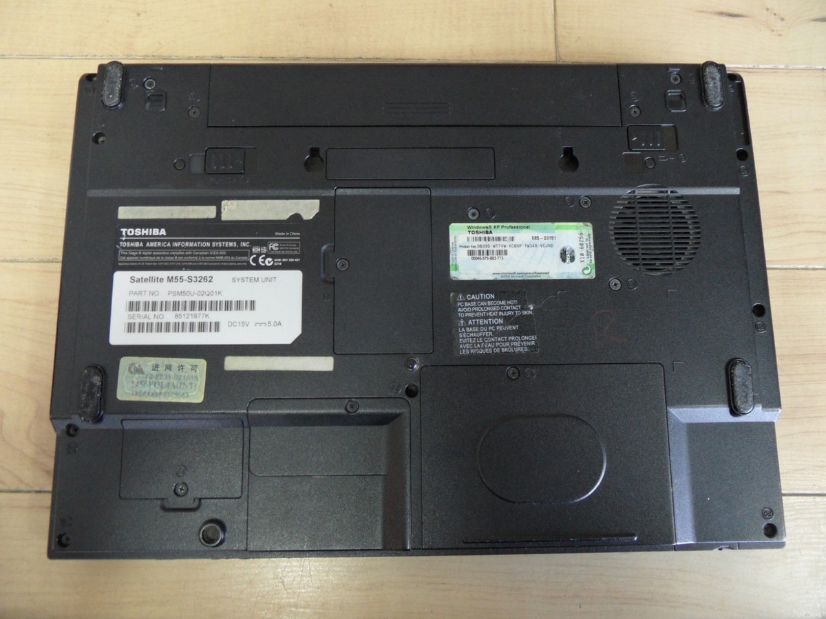 Toshiba Satellite M55 M55-S3262 Laptop 4 Parts Booted Windows Hard