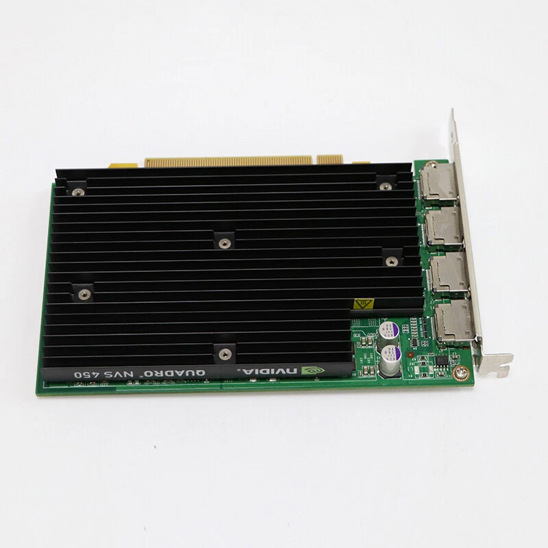 Nvidia Quadro NVS 450 512MB PCI-e DisplayPort Video Graphics Card 4 Monitor - Image 4 of 4