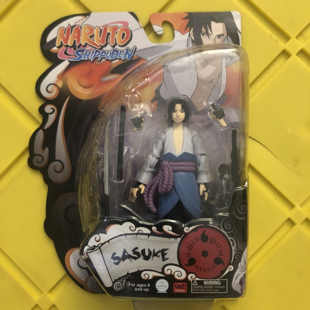 Sasuke Naruto Shippuden Series 3 Action Figure Toynami Viz Media