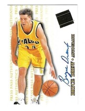 Bryce Drew Valparaiso Basketball Press Pass Autograph Rookie Card Grand Canyon. rookie card picture