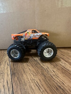 Monster Jam ''Bad News Travels Fast'' Orange in color 1:64