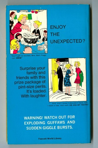 DENNIS the MENACE Surprise Package! Vintage 1971 Fawcett Gold Medal Paperback! - Picture 2 of 2