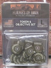 Flames of War - American Late War Token And Objective Set New