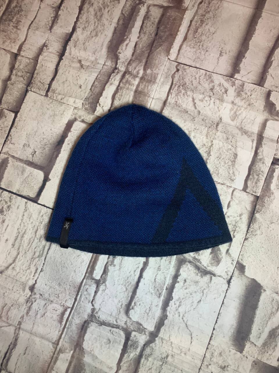 Cappello Berretto Reversibile Arc'teryx Grande Logo Esterno Gorpkore Lucertola Lana