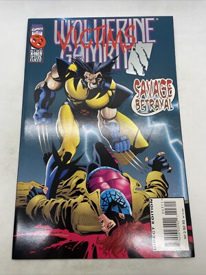 Marvel Comic Book Wolverine Foil Gambit: Victims: Savage Betrayal #3