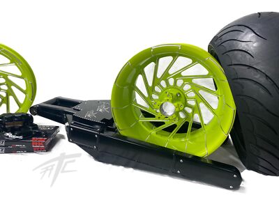 NINJA 360 FAT TIRE KIT NEON MAYHEM WHEELS STEALTH ARM 12-20