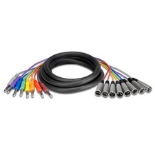 Hosa Technology Balanced Snake 1/4IN TRS to XLR3M, 3m 3 Meters, 9ft 9 Feet