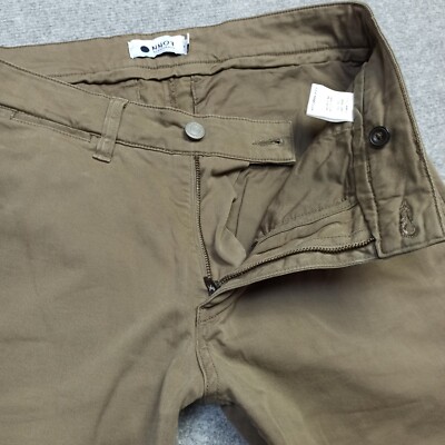NN07 Mens Chino Trousers W29 L30 Beige MARCO Slim Tapered Stretch Zip Fly Pants
