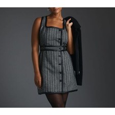 ANTHROPOLOGIE Maeve Tweed Mini Dress Sz 0