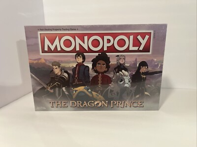 MONOPOLY The Dragon Prince | Ezran Rayla Callum Netflix BRAND NEW FACTORY SEALED