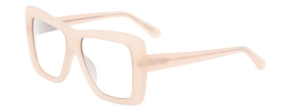 SITO SHADES PAPILLION Designer Reading Glasses Vanilla Pink Crystal Square 56mm