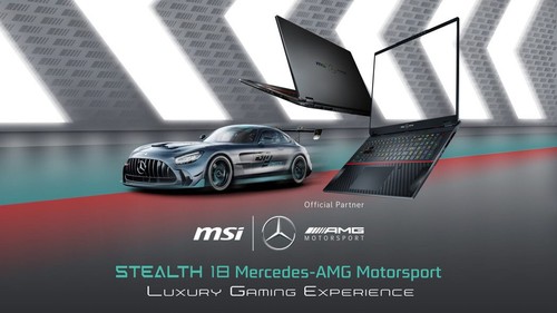 *LIMITED EDITION*2024 MSI Stealth 18 Mercedes-AMG Motorsport A1V RTX4080 64G/2TB - Bild 9 von 15