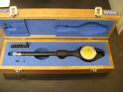 Fowler/Bowers Metric 22-50mm/.002mm Dial Bore Gage Set w/ case - FO23
