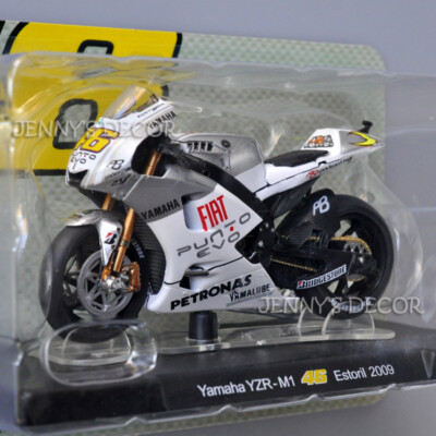 1:18 Scale Diecast Motorcycle Model Toy Yamaha YZR-M1 Miniature