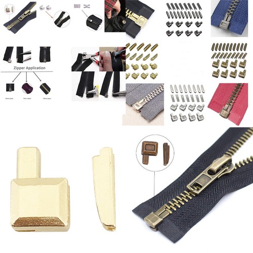 20 Sets 5 Zippers Latch Slider Retainer Insertion Pin Zipper Repair Kit eBay