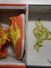 FILA Renno X DragonBall Super Shenron Yellow Orange Sneaker Size 11.5 Men’s