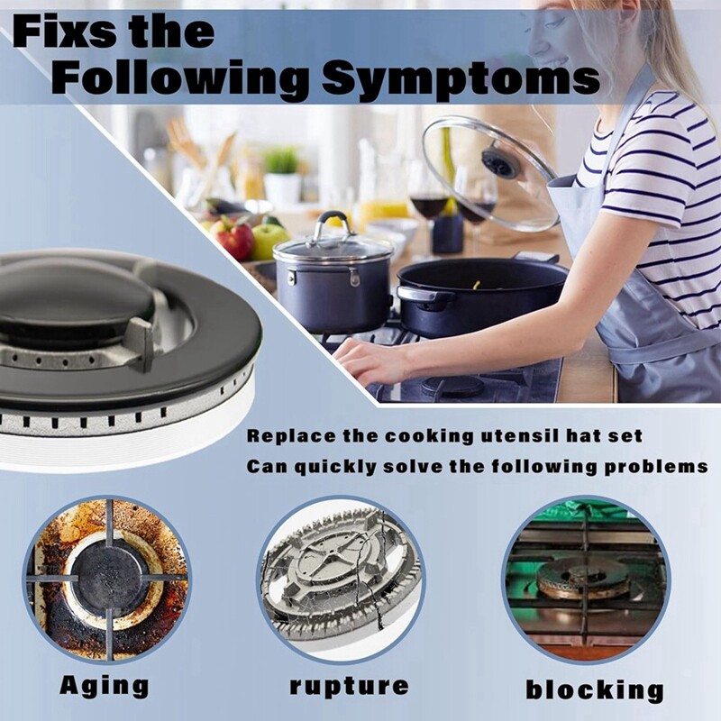 Gas Stove Burner Caps, Gas Stove Burner Caps Set 5 PS, Burner Caps4983