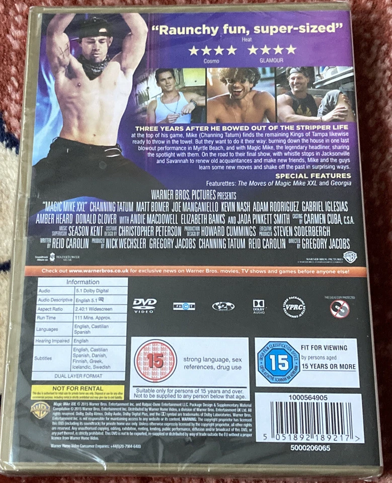 Magic Mike XXL (DVD) - Brand New & Sealed Free UK Postage - Image 2 of 2