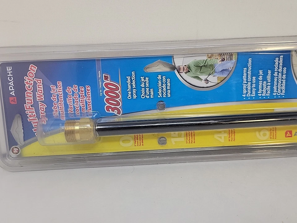 Apache 99023698 3000 PSI 18" Boquilla de lavadora a presión ajustable multipunta con Foto 4 de 4