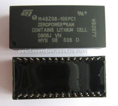 ST M48Z08-100PC1 DIP28 64 Kbit 8Kb x 8 ZEROPOWER SRAM USA ship