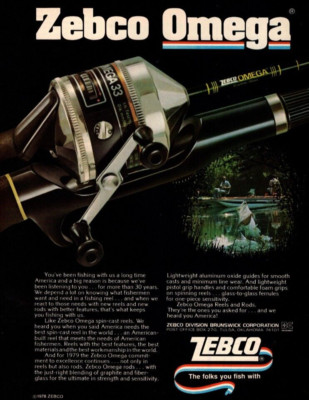 CanCam セット1984年1月2月3月4号6号8号9号号セット 1979 ZEBCO PRINT AD, OMEGA SPIN CAST REEL CLOSED FACE REEL