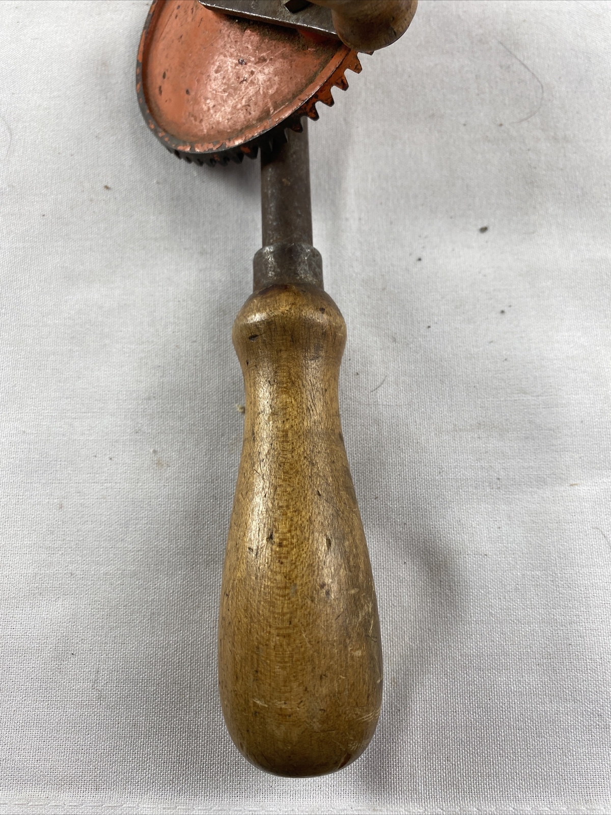 Vintage Hand Held Drill Heavy Cast Iron & Wood Working Order eBay